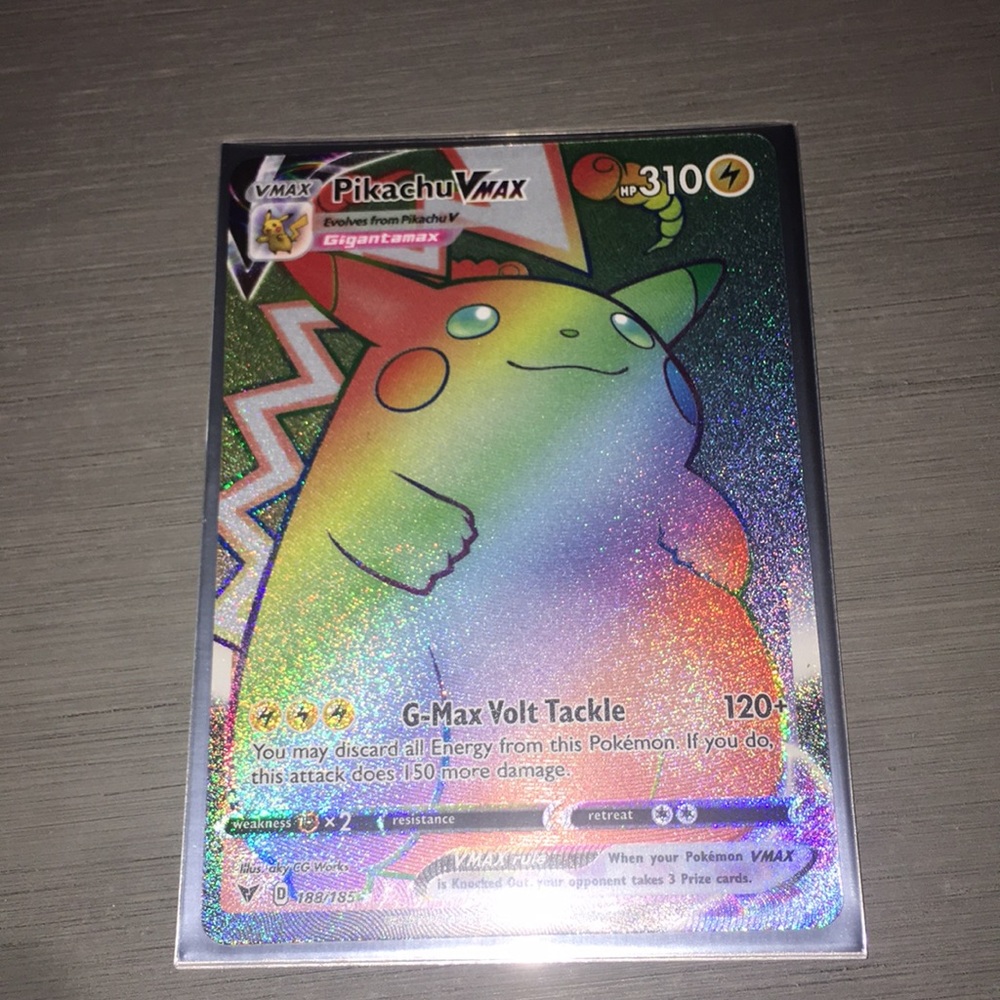 Pack fresh pikachu Vmax rainbow rare vivid voltage